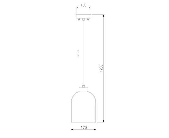 Подвесной светильник Eurosvet Tandem 50119/1 никель, изображение 2