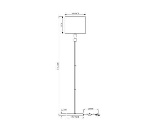 Торшер Arte Lamp North A5896PN-1PB, изображение 6