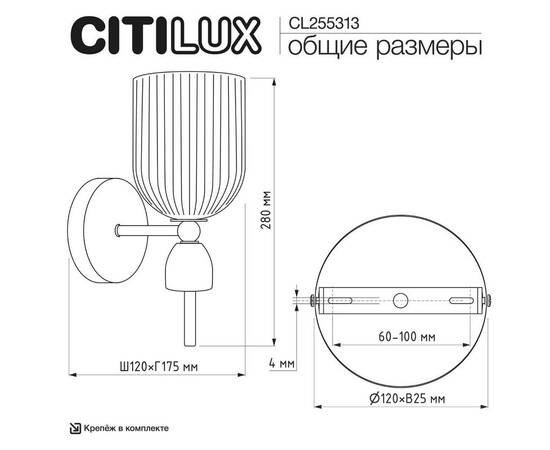 Бра Citilux Carson CL255313, изображение 16