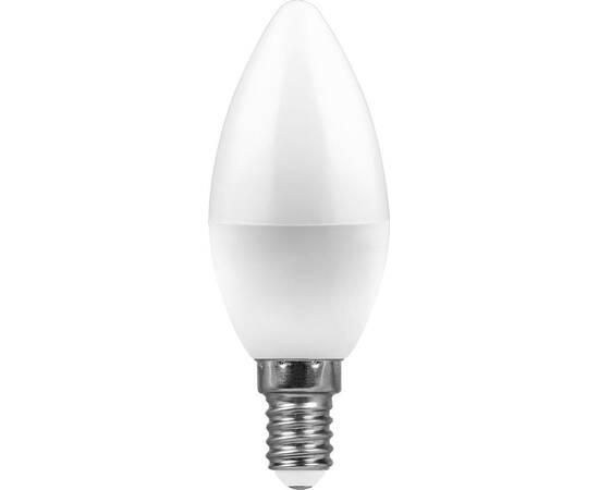 Лампа светодиодная Feron E14 11W 4000K Свеча Матовая LB-770 25942