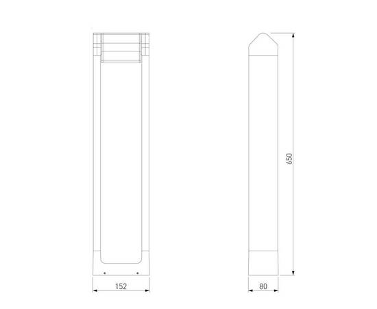 Ландшафтный светильник Elektrostandard DORS 35163/F черный 4690389219313 a072078, изображение 5