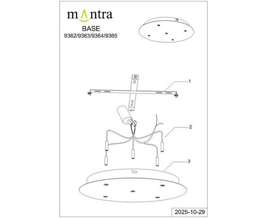 Подвесная люстра Mantra Arrecife 9365+9220 (5L), изображение 20