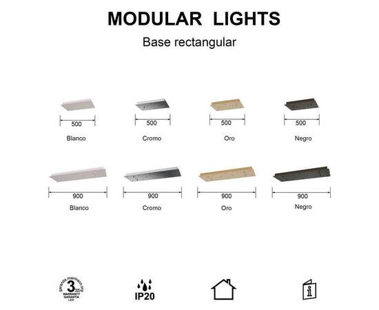Основание потолочное 14L Mantra Modular Light Florones 9390, изображение 11