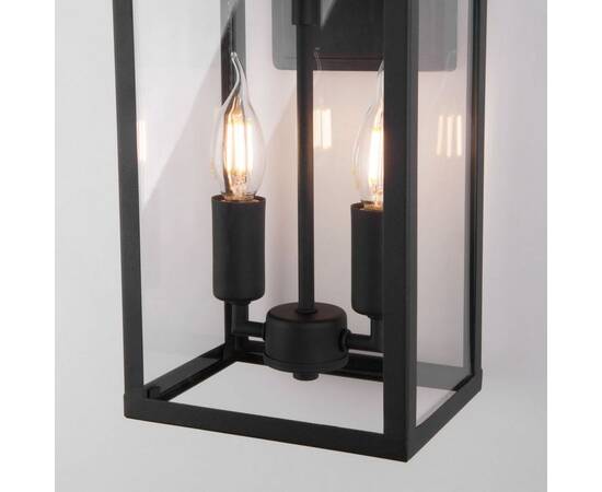 Уличный настенный светильник Elektrostandard Candle 35150/D черный a058260, изображение 2