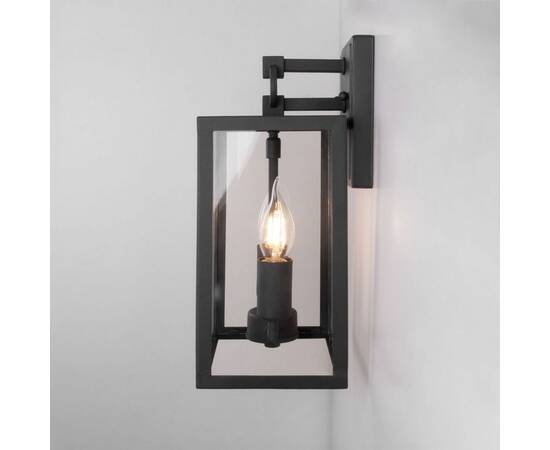 Уличный настенный светильник Elektrostandard Candle 35150/D черный a058260, изображение 3