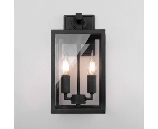 Уличный настенный светильник Elektrostandard Candle 35150/D черный a058260, изображение 4