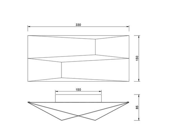 Настенный светодиодный светильник Mantra Fuji 8159, изображение 2