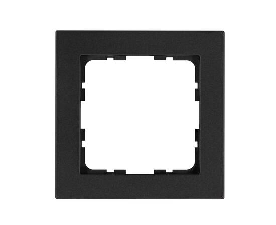 Рамка G-Classic 1-постовая, цвет Антрацит, G1001B, JASMART