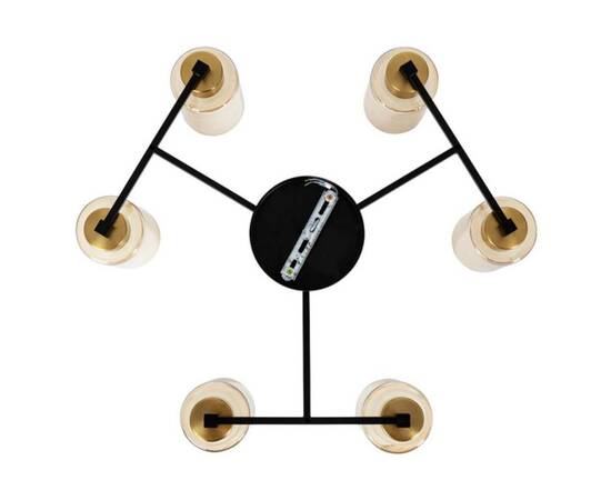 Потолочная люстра Arte Lamp Leo A7027PL-6BK, изображение 5