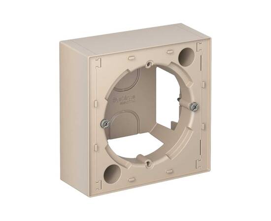 Коробка AtlasDesign для накладного монтажа, песочный