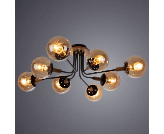 Потолочная люстра Arte Lamp Oxford A2716PL-8BK, изображение 4