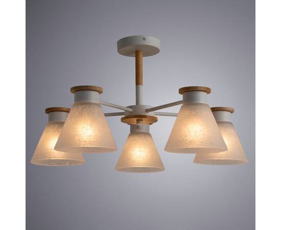 Потолочная люстра Arte Lamp Tyler A1031PL-5WH, изображение 3