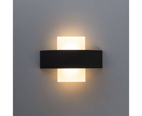 Уличный настенный светодиодный светильник Arte Lamp Croce A1444AP-1BK, изображение 3