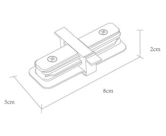 Коннектор прямой Arte Lamp Track Accessories A130106, изображение 2