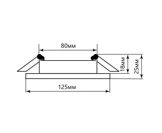 Встраиваемый светильник Feron CD5024 40522, изображение 6