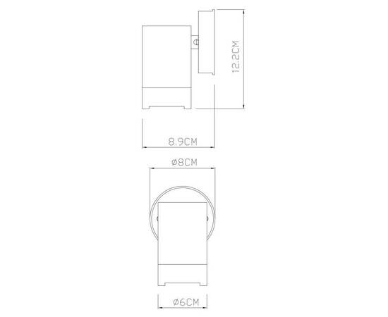 Уличный настенный светильник Arte Lamp Atlas A3503AL-1WH, изображение 3