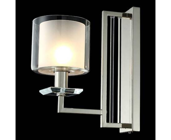 Бра Crystal Lux Nicolas AP1 Nickel/White, изображение 4