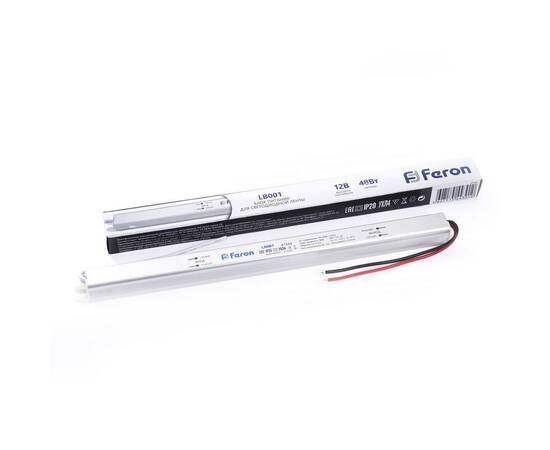 Блок питания Feron LB001 12V 48W IP20 4A 41344, изображение 3
