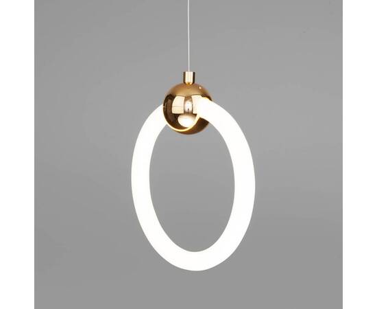 Подвесной светодиодный светильник Eurosvet Rim 90165/1 золото, изображение 2