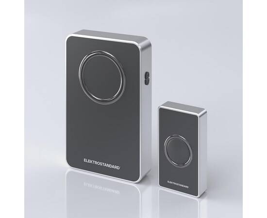 Звонок беспроводной Elektrostandard DBQ27M WL чёрный/серебро a055696