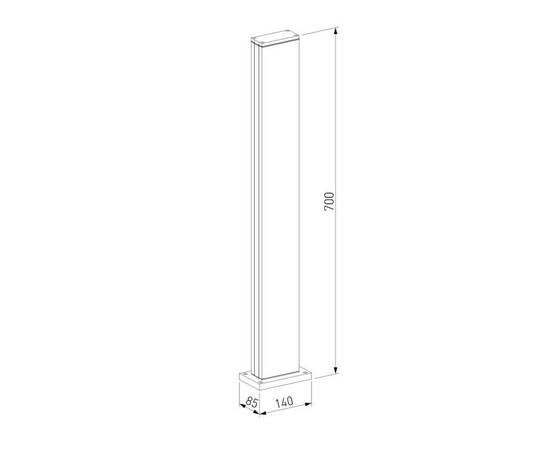 Уличный светодиодный светильник Elektrostandard 1538 Techno Led серый a053317, изображение 2