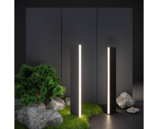 Уличный светодиодный светильник Elektrostandard 1538 Techno Led серый a053317, изображение 4