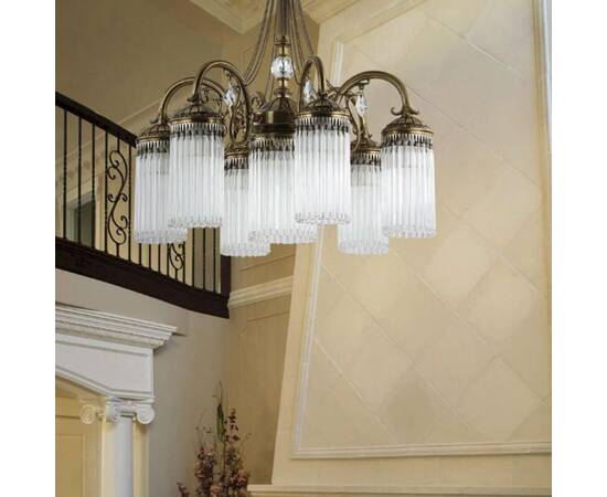 Подвесная люстра Kutek Fiore FIO-ZW-6+1 (P), изображение 2