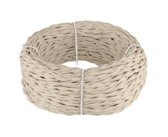 Ретро кабель Werkel витой двухжильный 1,5 мм песочный W6452546 4690389165696