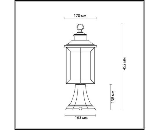 Уличный светильник Odeon Light Nature Mavret 4961/1A, изображение 2