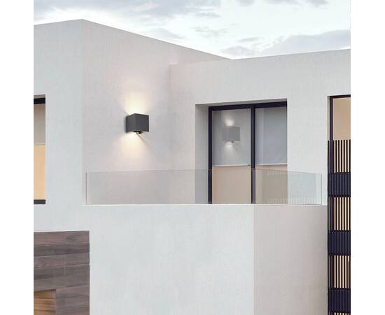 Уличный настенный светодиодный светильник Maytoni Fulton O572WL-L6B, изображение 8