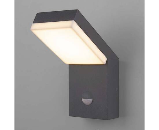 Уличный настенный светодиодный светильник Elektrostandard Sensor 1541 Techno Led серый a053947