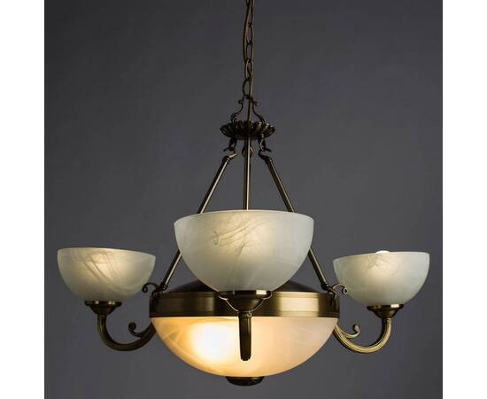 Подвесная люстра Arte Lamp Windsor White A3777LM-3-2AB, изображение 2