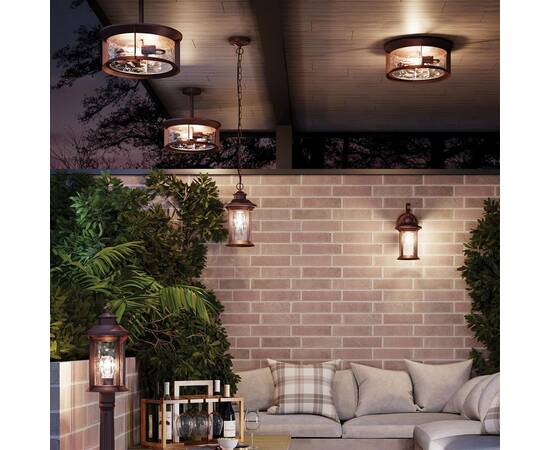 Уличный настенный светильник Odeon Light Nature Mavret 4961/1W, изображение 4