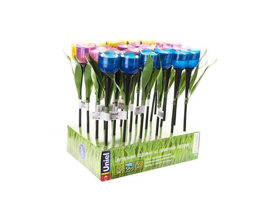 Светильник на солнечных батареях Uniel Promo USL-C-452/PT305 Yellow Tulip UL-00004277, изображение 2