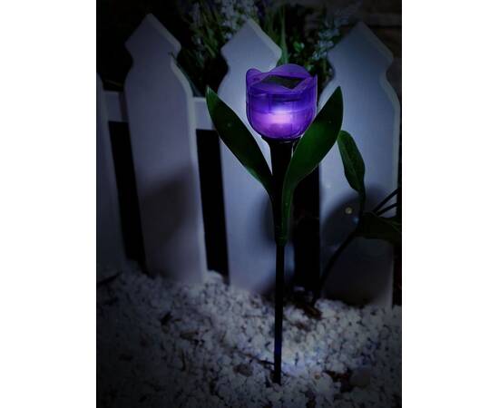 Светильник на солнечных батареях Uniel Promo USL-C-453/PT305 Purple Tulip UL-00004278, изображение 2