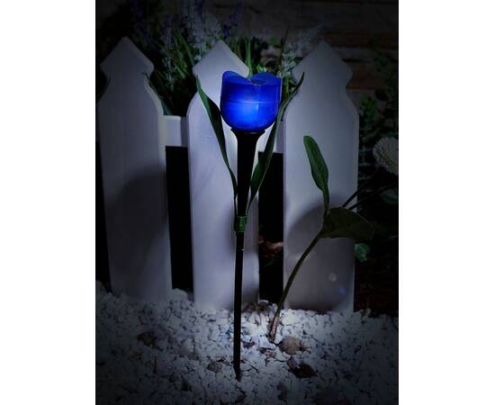 Светильник на солнечных батареях Uniel Promo USL-C-454/PT305 Blue Tulip UL-00004279, изображение 3