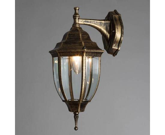 Уличный настенный светильник Arte Lamp Pegasus A3152AL-1BN, изображение 4