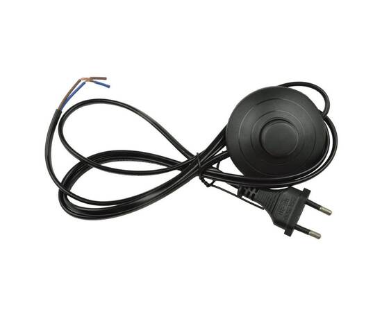 Шнур сетевой с вилкой и выключателем Uniel UCX-C20/02A-170 Black UL-00004435