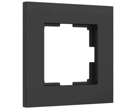 Рамка на 1 пост Werkel Slab черный матовый W0012908 4690389193293
