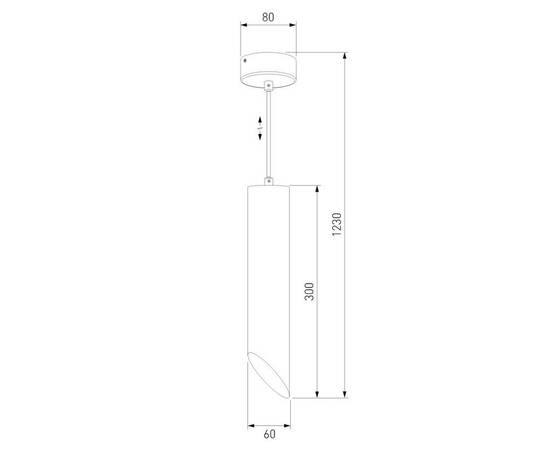 Подвесной светильник Eurosvet 7011 MR16 BK/GD черный/золото, изображение 2