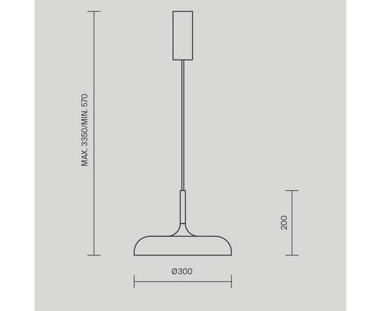 Подвесной светодиодный светильник Maytoni Gerhard MOD189PL-L12W3K1, изображение 2