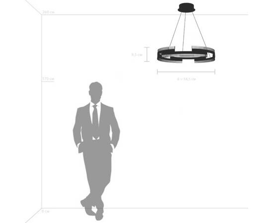 Подвесная светодиодная люстра Lightstar Rotonda 736323, изображение 2