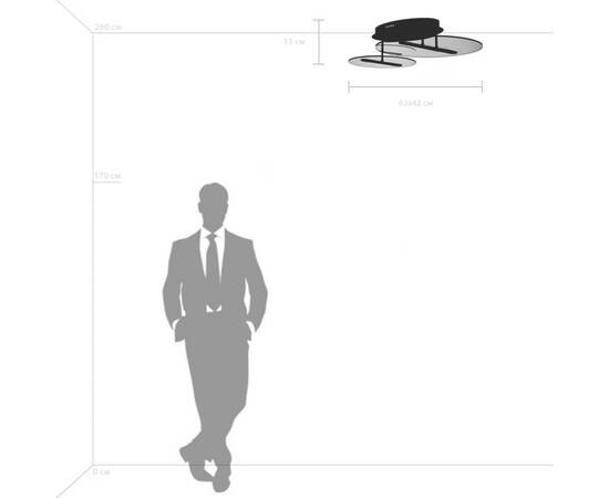 Потолочная светодиодная люстра Lightstar Acrile 738053, изображение 5