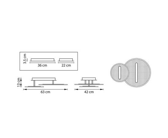 Потолочная светодиодная люстра Lightstar Acrile 738053, изображение 6