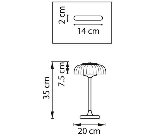 Настольная светодиодная лампа Lightstar Acrile 738973, изображение 6