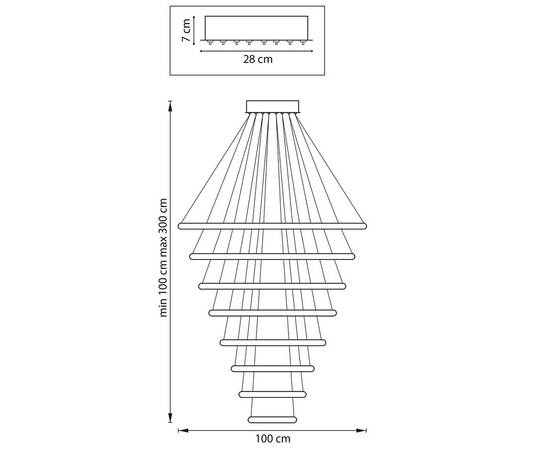 Подвесная светодиодная люстра Lightstar Rotonda 736483, изображение 6