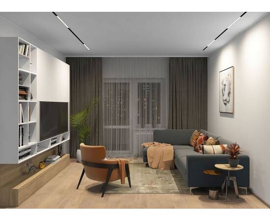 Трековый светодиодный светильник Denkirs DK8005-BK, изображение 6