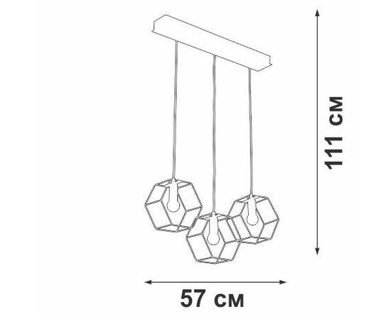 Подвесной светильник Vitaluce V4956-1/3S, изображение 3