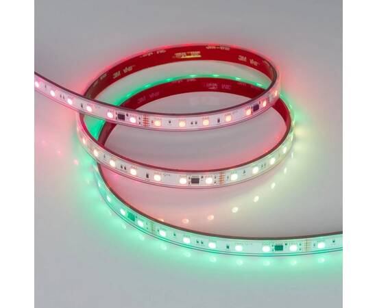 Светодиодная лента герметичная Arlight 14W/m 60LED/m 5060SMD разноцветный 5М DMX-PFS-B60-12mm 24V 03, изображение 4