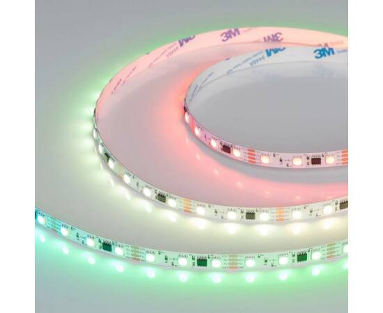 Светодиодная лента Arlight 12W/m 60LED/m 5060SMD разноцветный 5М SPI-B60-10mm 12V 039179, изображение 4